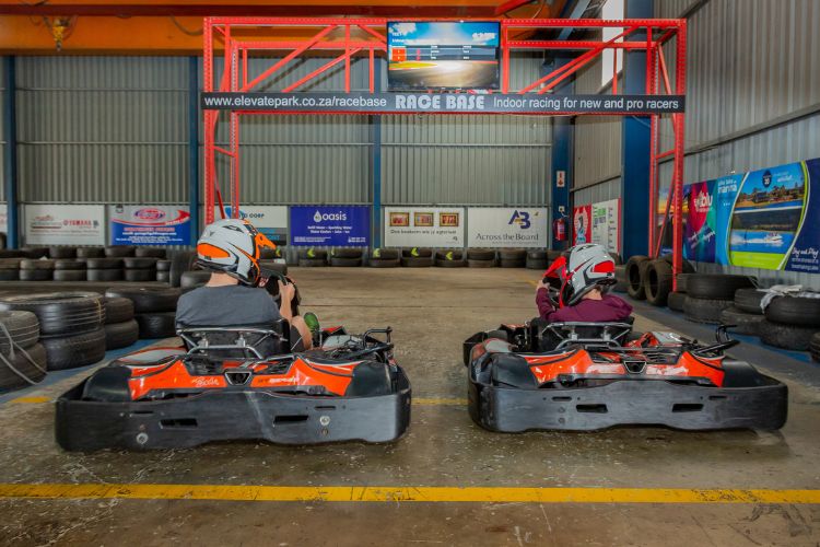 Go cart track at Elevate Action Centre in George, Western Cape, South Africa