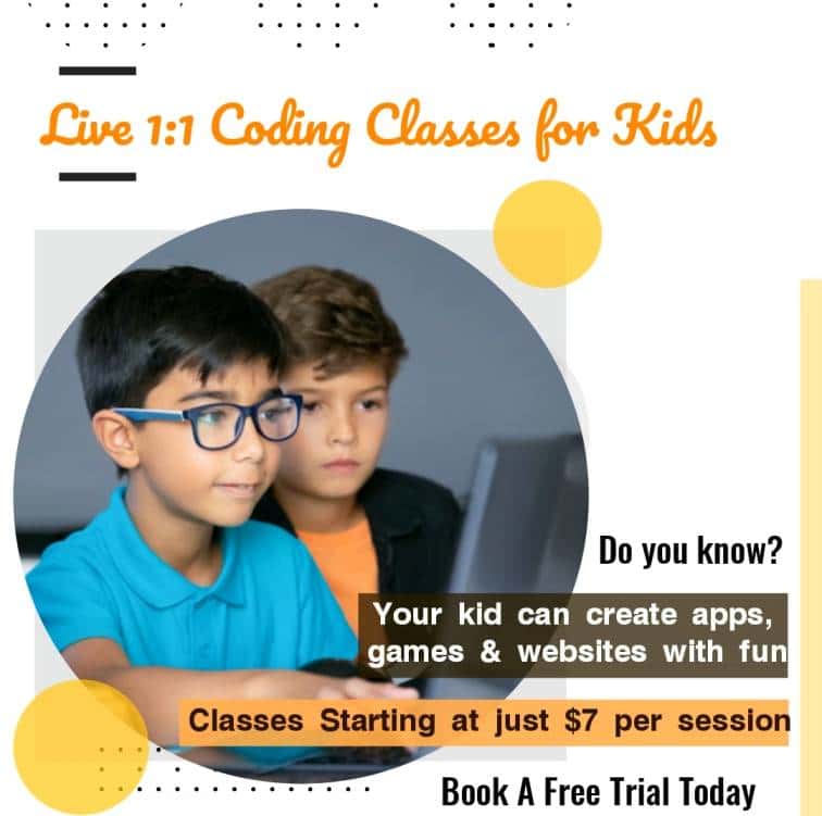 Online One On One Coding Classes for kids